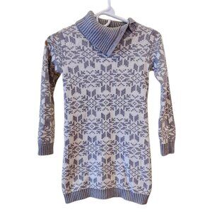 Girls Sweater Dress / Tunic – Size 6X – Isaac Mizrahi – Cute Pattern